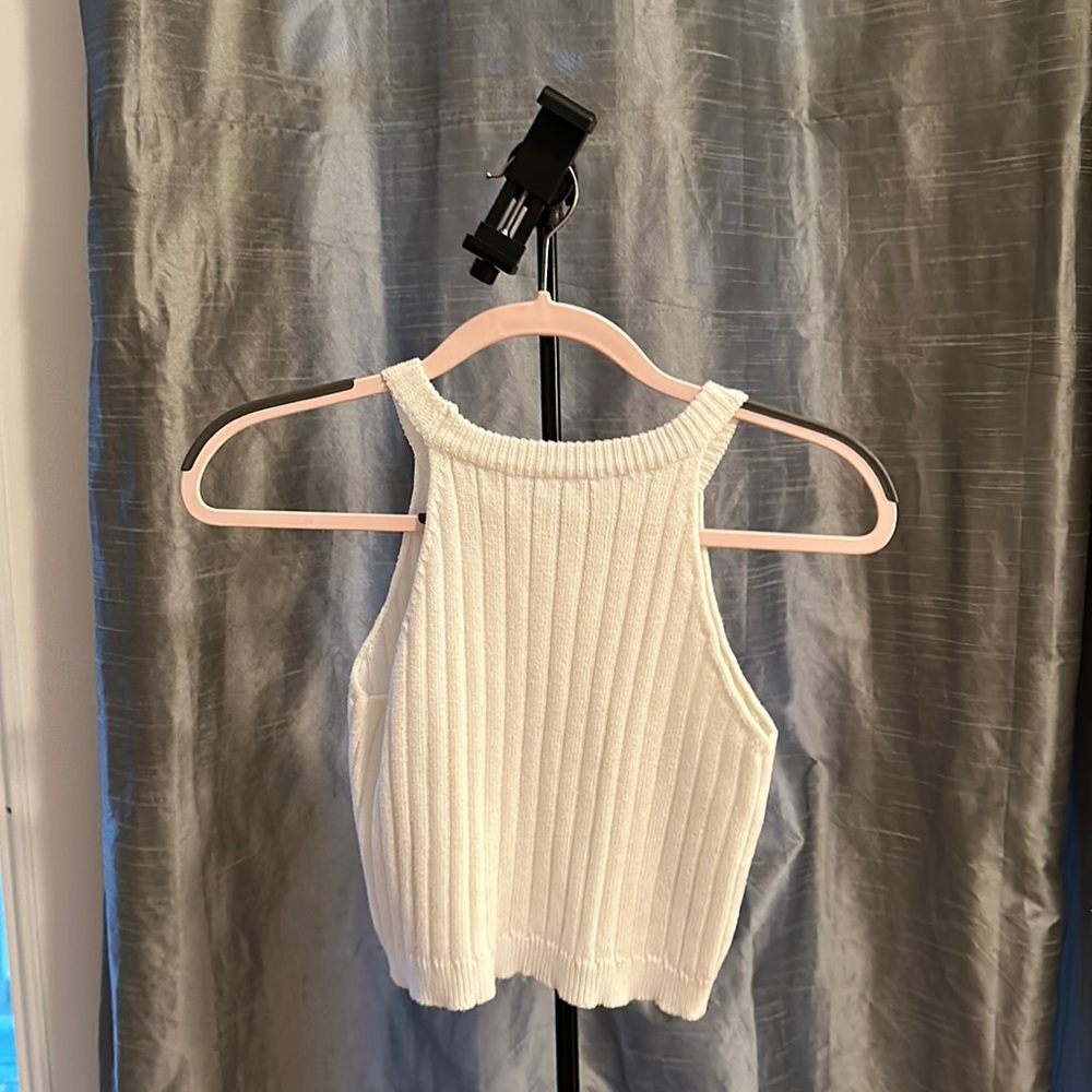 White Crop Top (Size S)